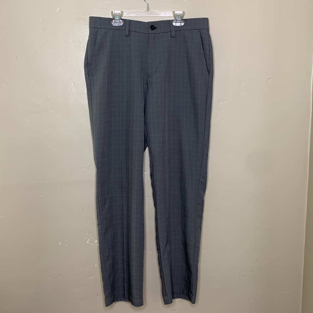 HAGGAR Pants Gray Flat Front Work Career Office 32x30